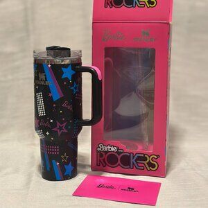 Barbie x Stanley Travel Tumbler '80s ROCKERS 40 oz Quencher NEW Limited Edition